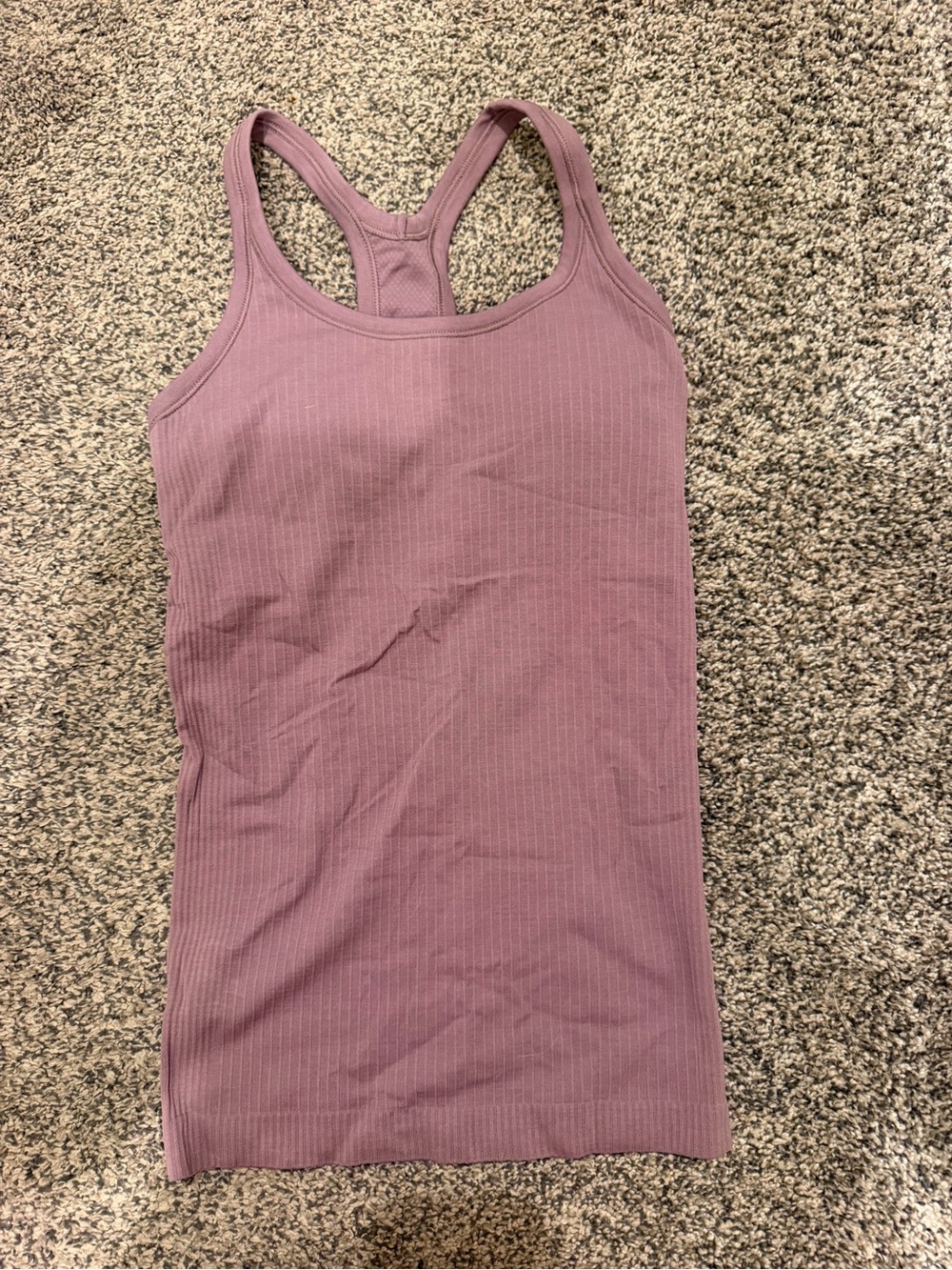 lululemon athletica Ribbed Racerback Tank - Mauve